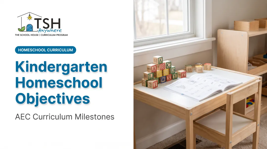 Kindergarten Homeschool Objectives