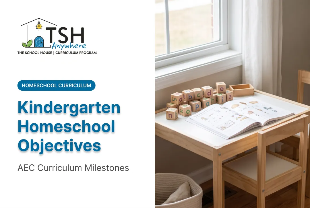 Kindergarten Homeschool Objectives