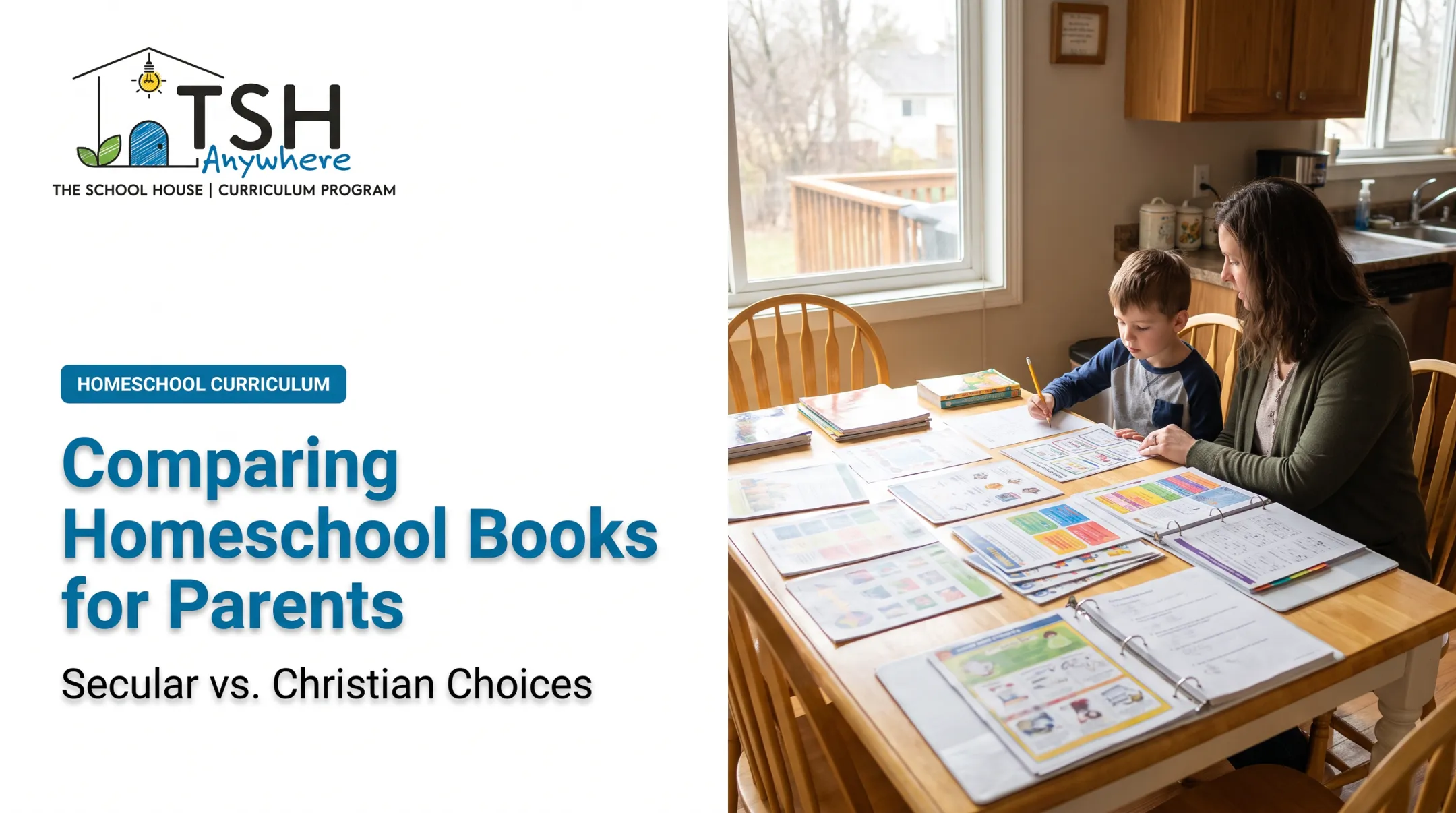 Comparing Homeschool Books for Parents: Secular vs. Christian Choices
