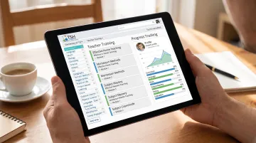 TSH Anywhere homeschool curriculum dashboard with progress tracking tools