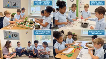 The School House flagship campus students learning through American Emergent Curriculum