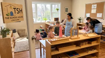 The School House Montessori classroom with certified educators guiding students