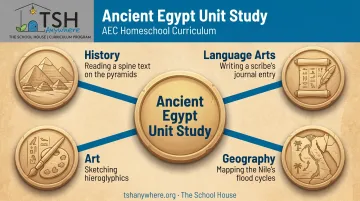 Ancient Egypt unit study hub connecting history art and geography