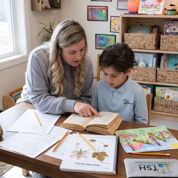 Homeschool literature study with books and hands-on lessons