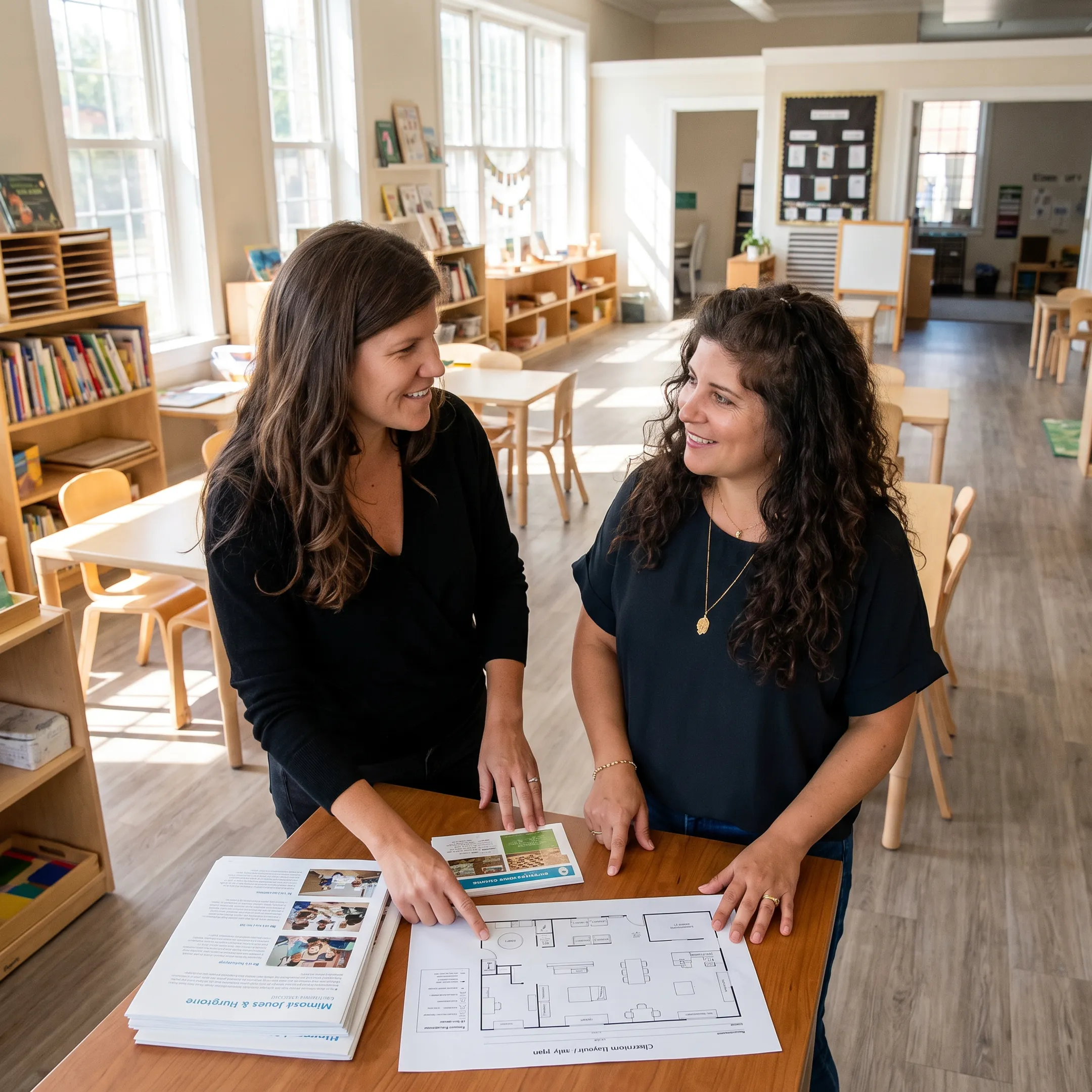 Founder discussing microschool launch plans