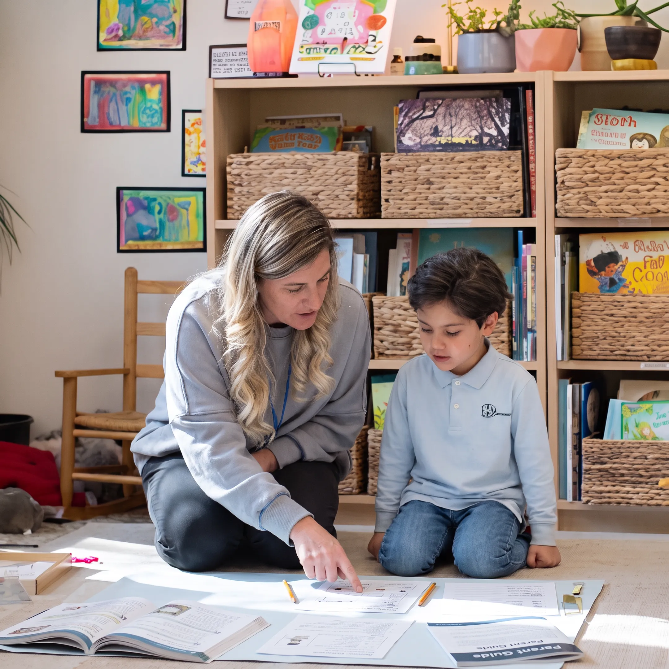 Homeschool materials and parent guide