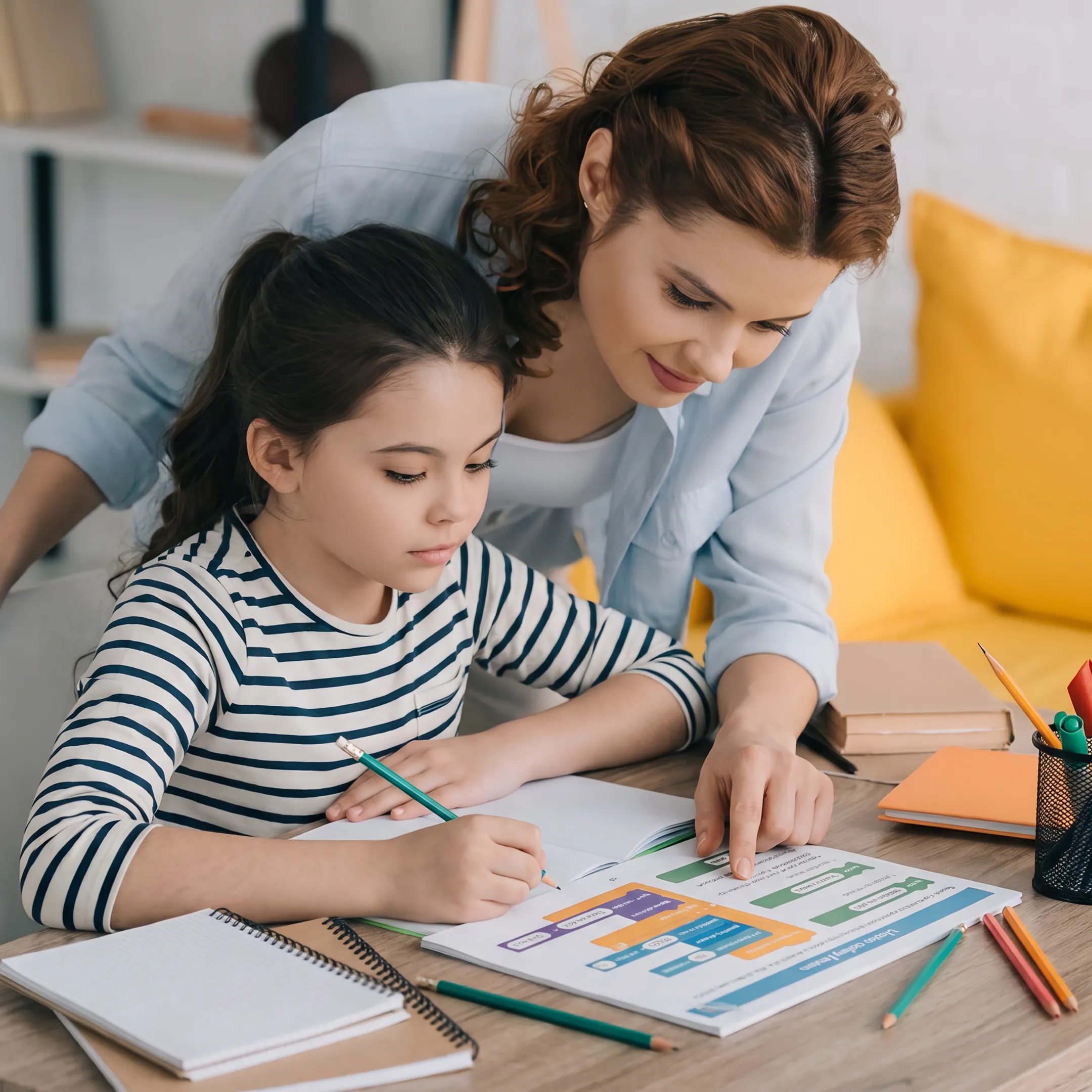 Child completing a guided homeschool coding project
