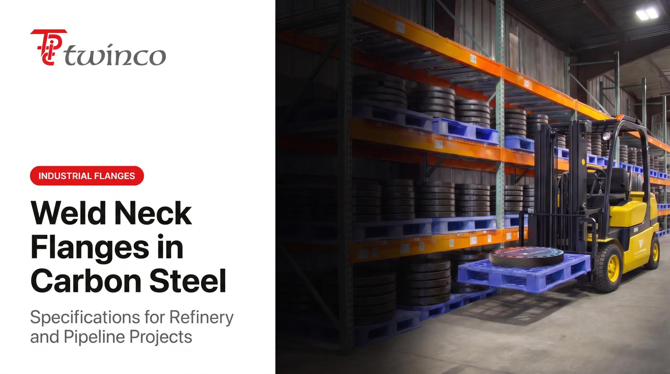 Weld Neck Flanges in Carbon Steel
