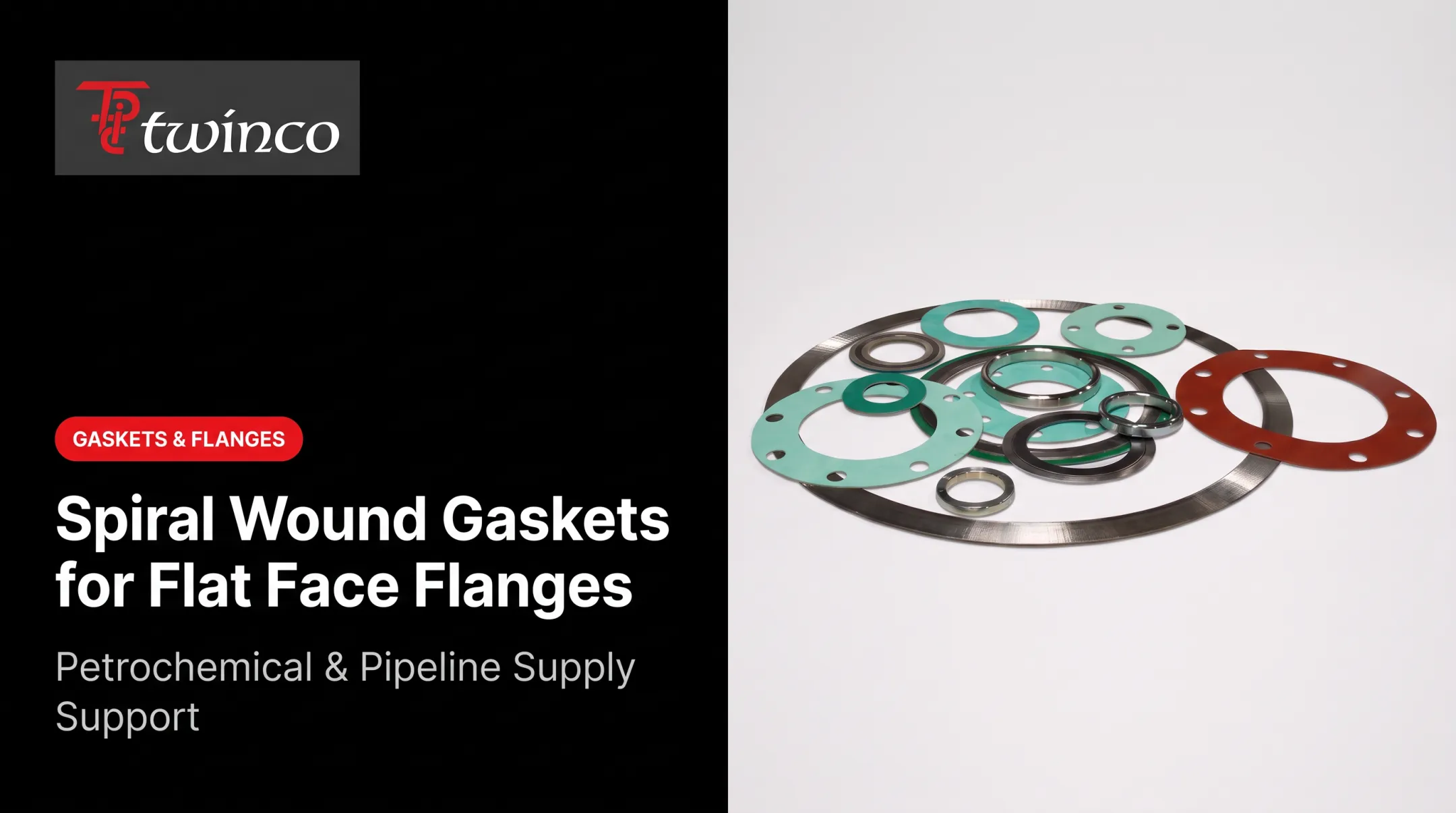 Spiral Wound Gaskets for Flat Face Flanges