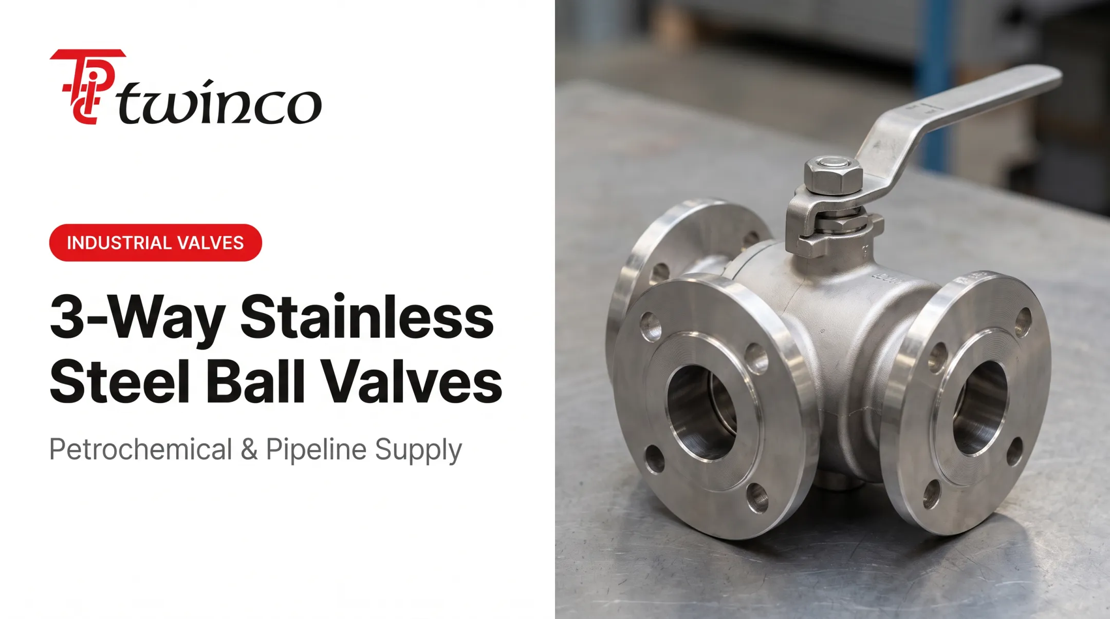 3-Way Stainless Steel Ball Valves