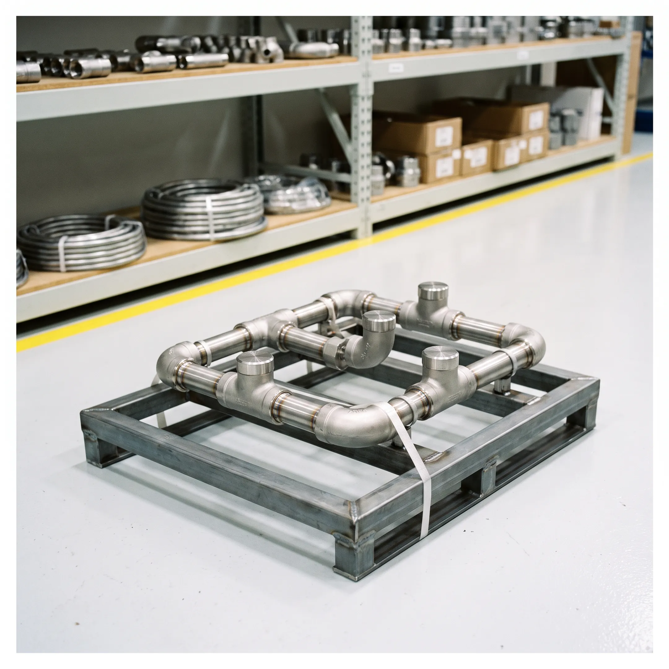 Skid assembly fittings