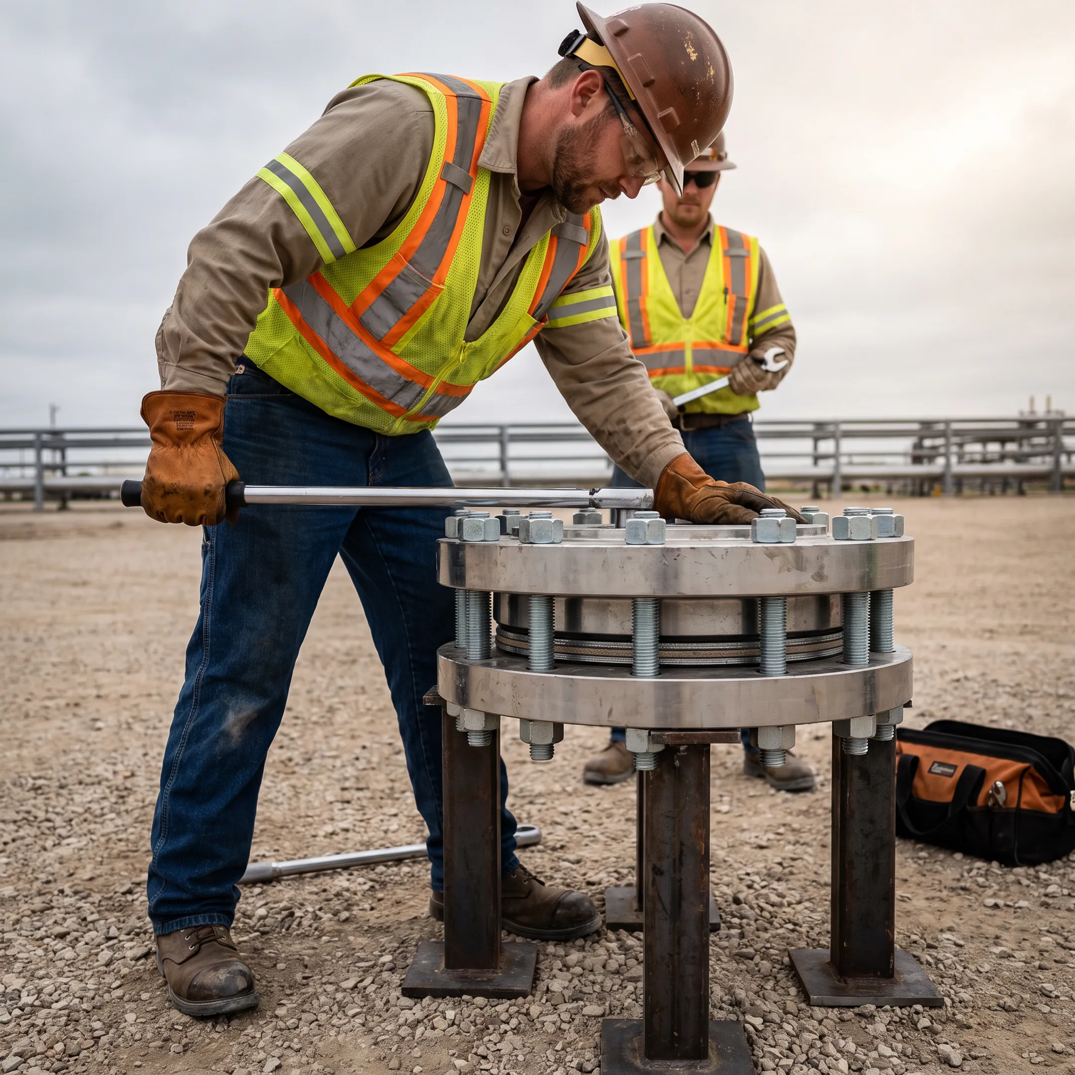 Pipeline isolation bolting