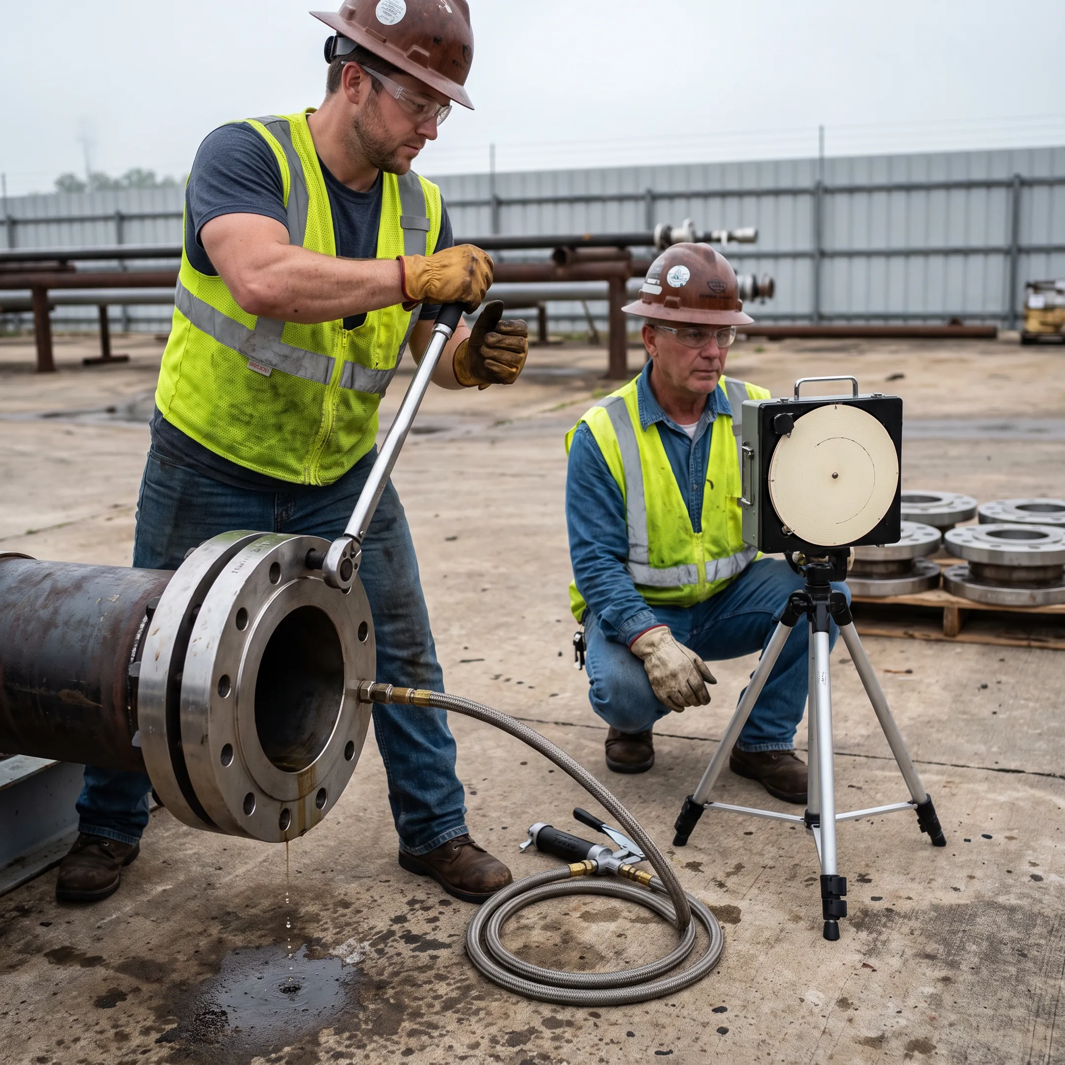 Hydrostatic testing bolting