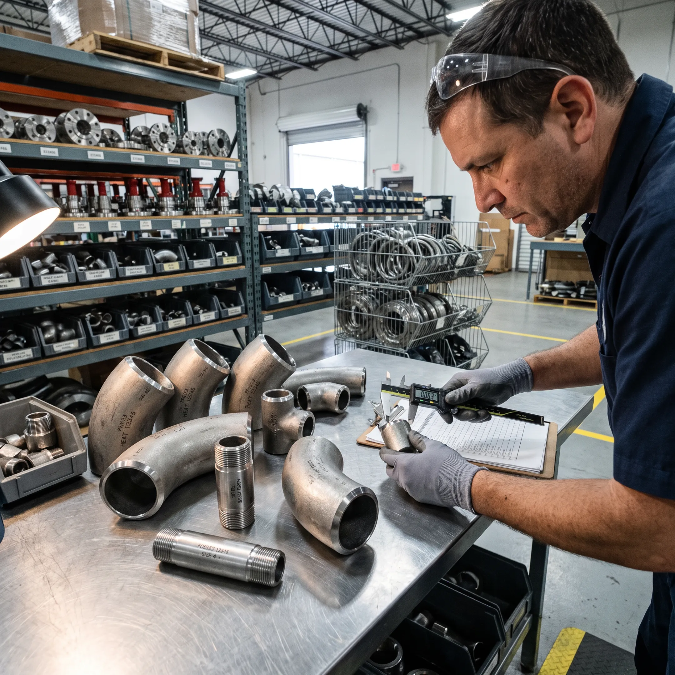 Forged steel elbows for high-pressure piping