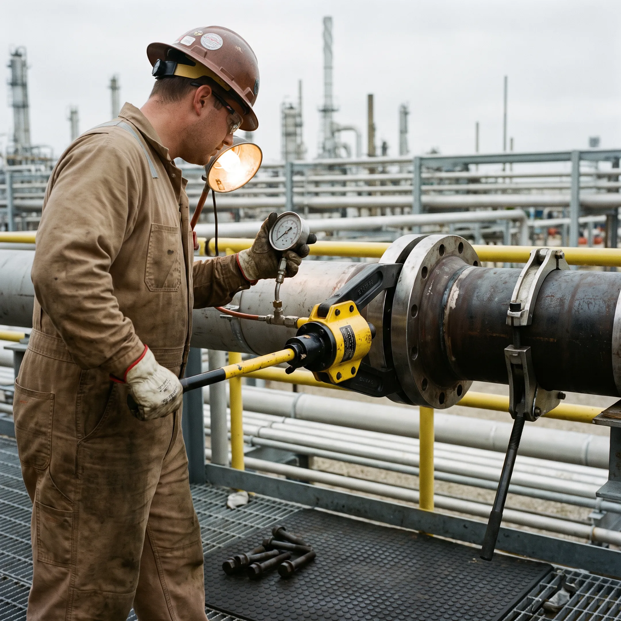 Flanging operations