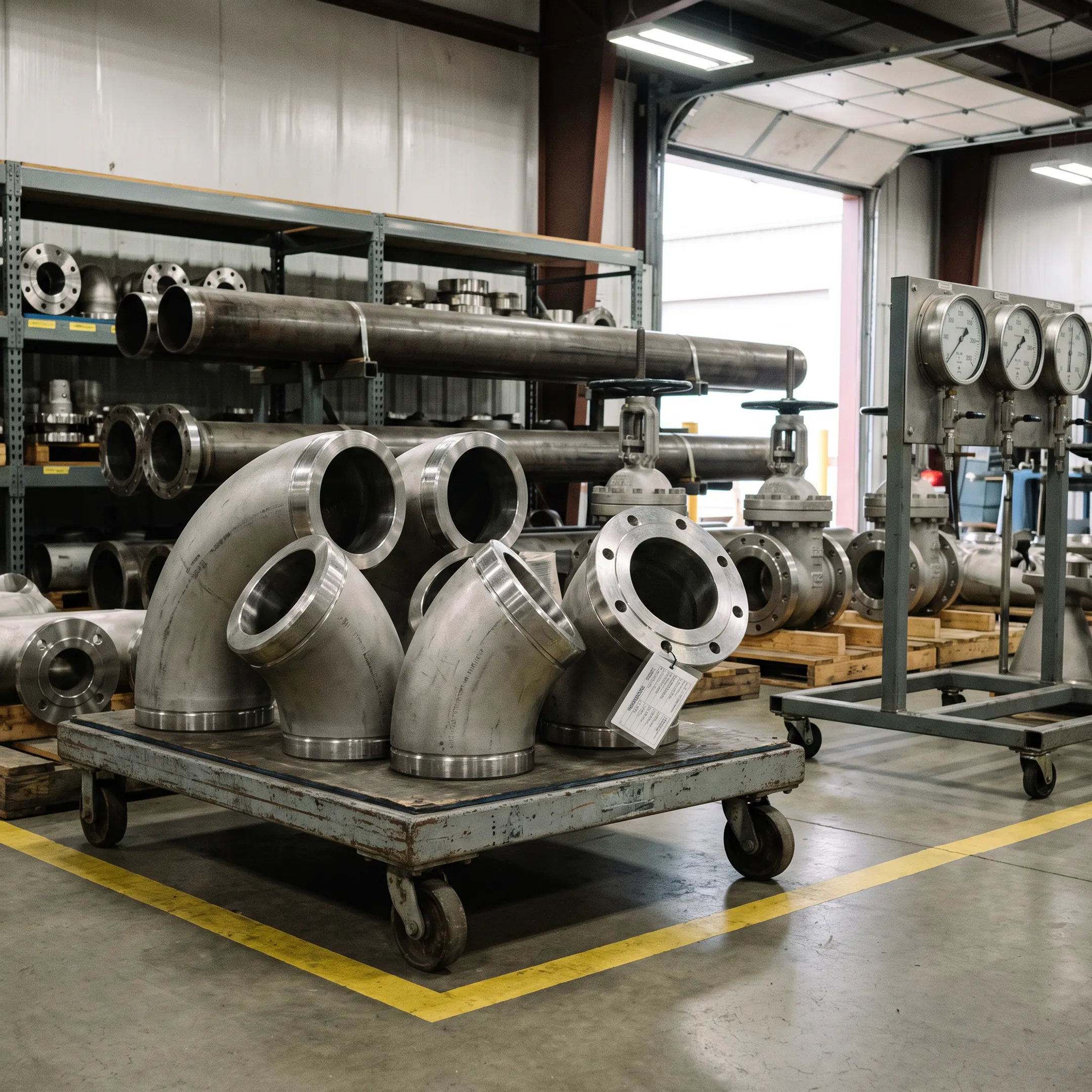 Elbow fittings in high-pressure industrial applications
