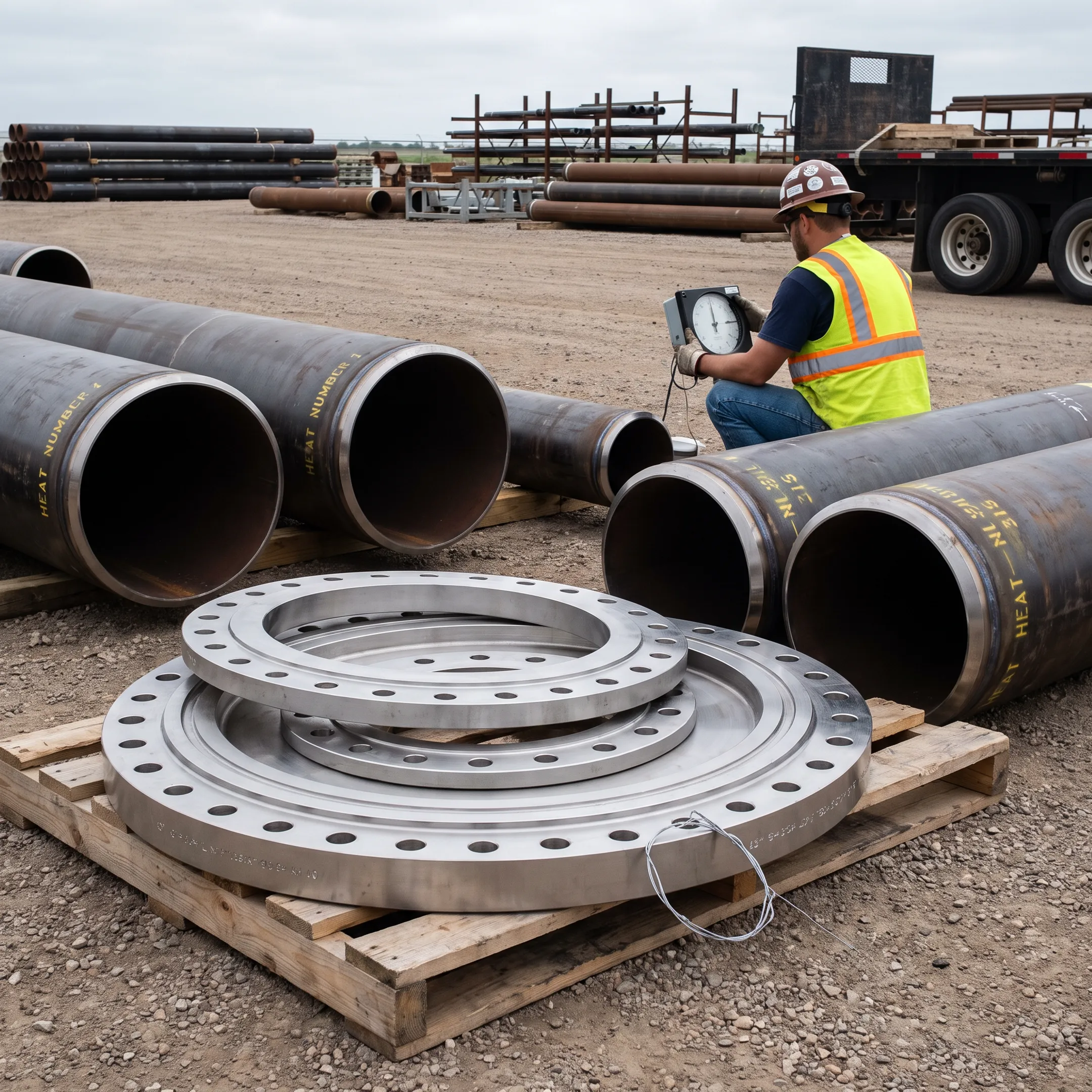 Pipeline flange application