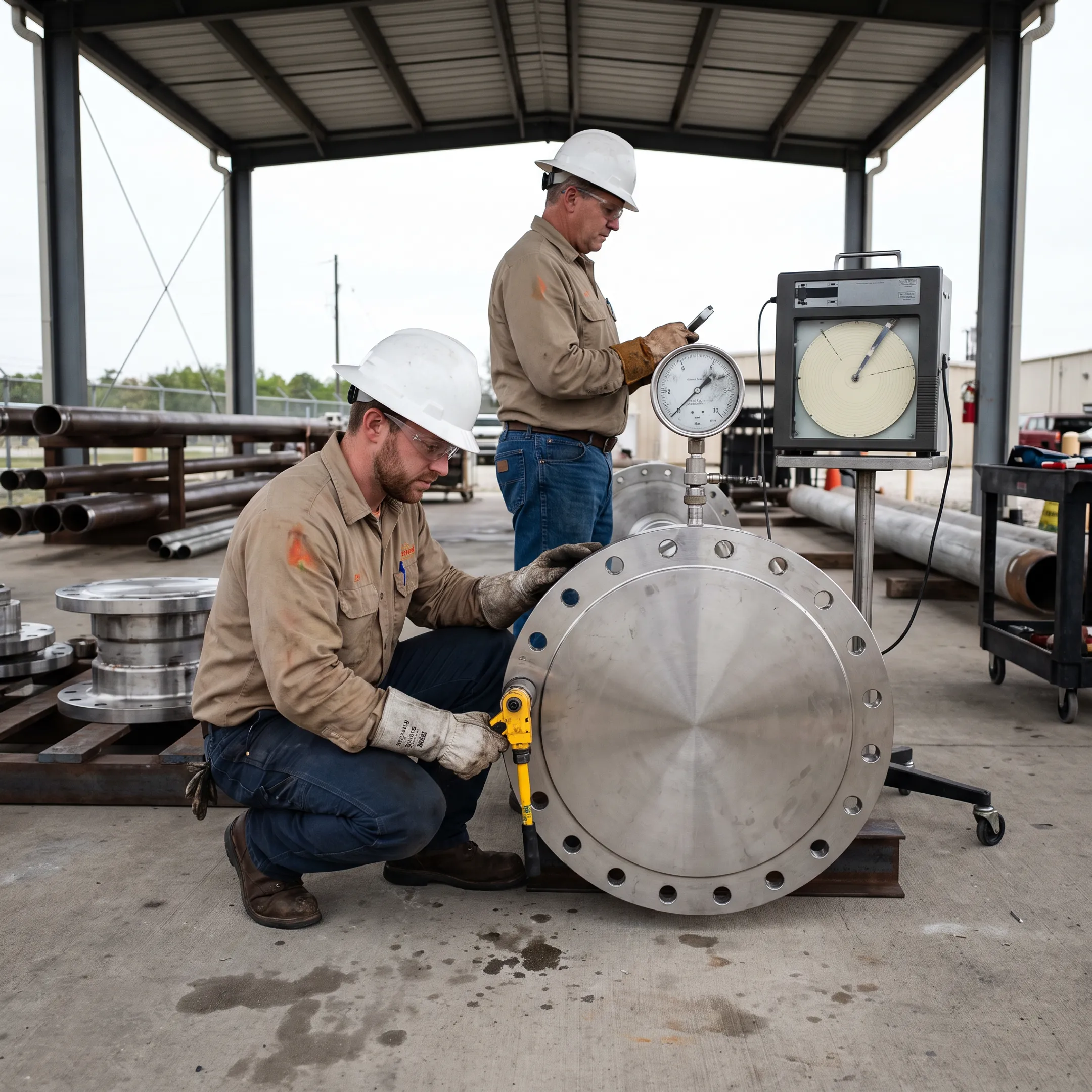 Hydrostatic testing equipment