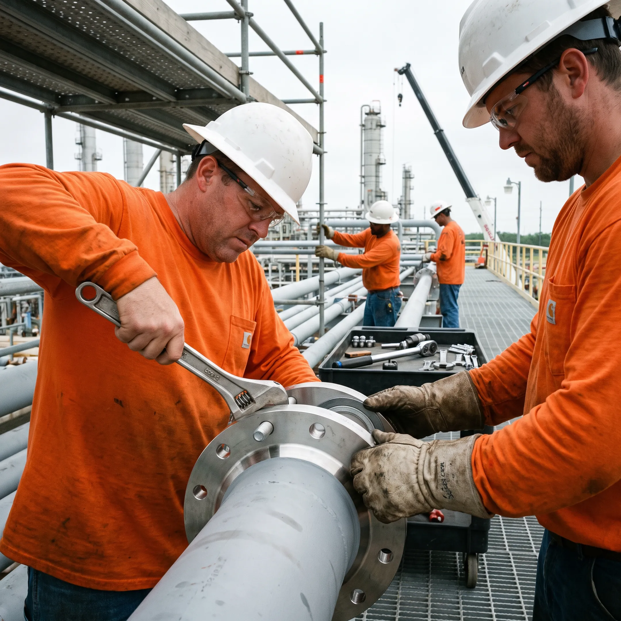 Petrochemical piping project