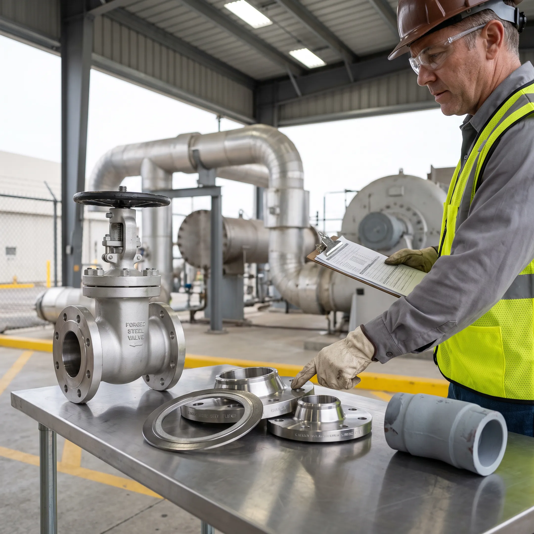 Power generation piping components
