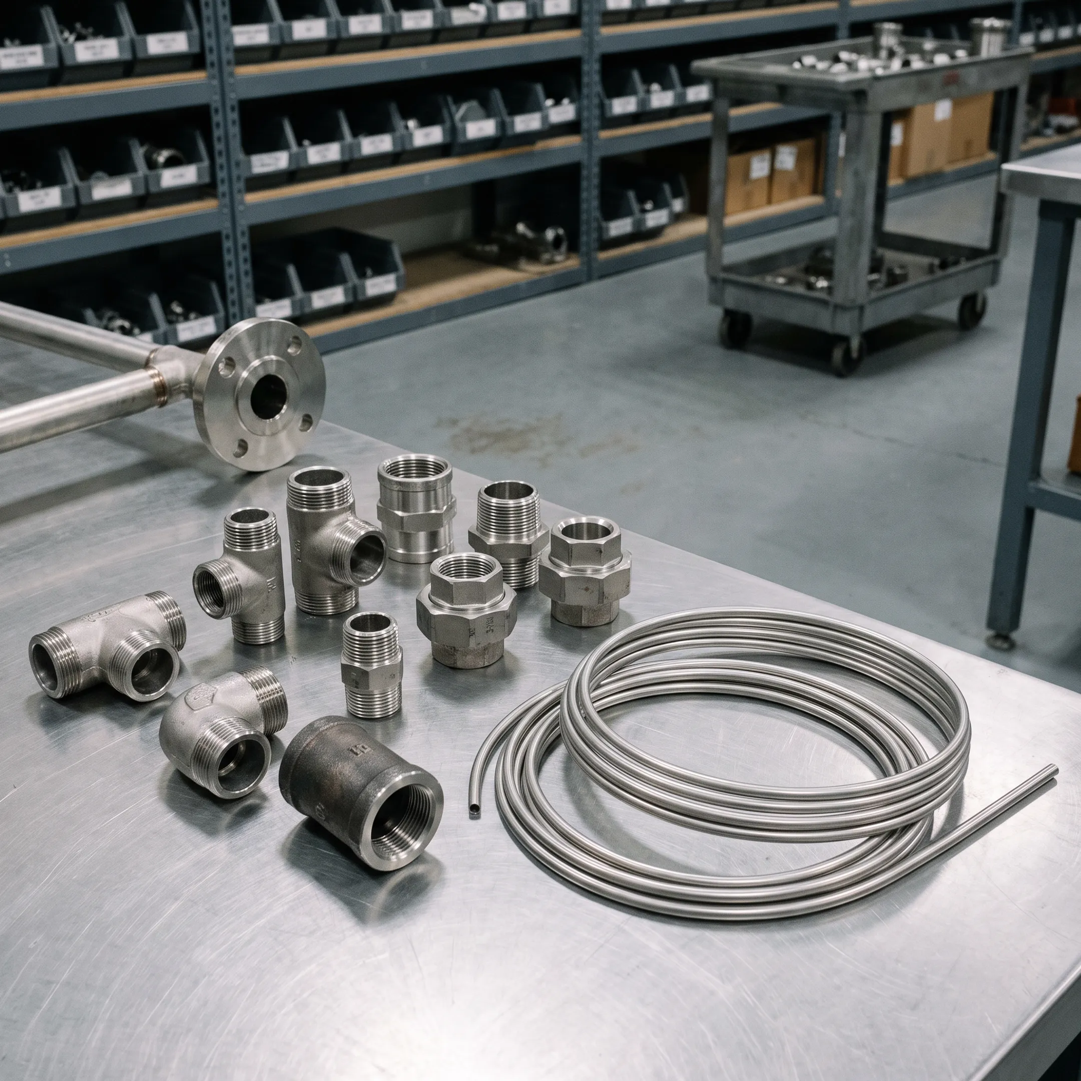 Small bore fittings for instrumentation systems