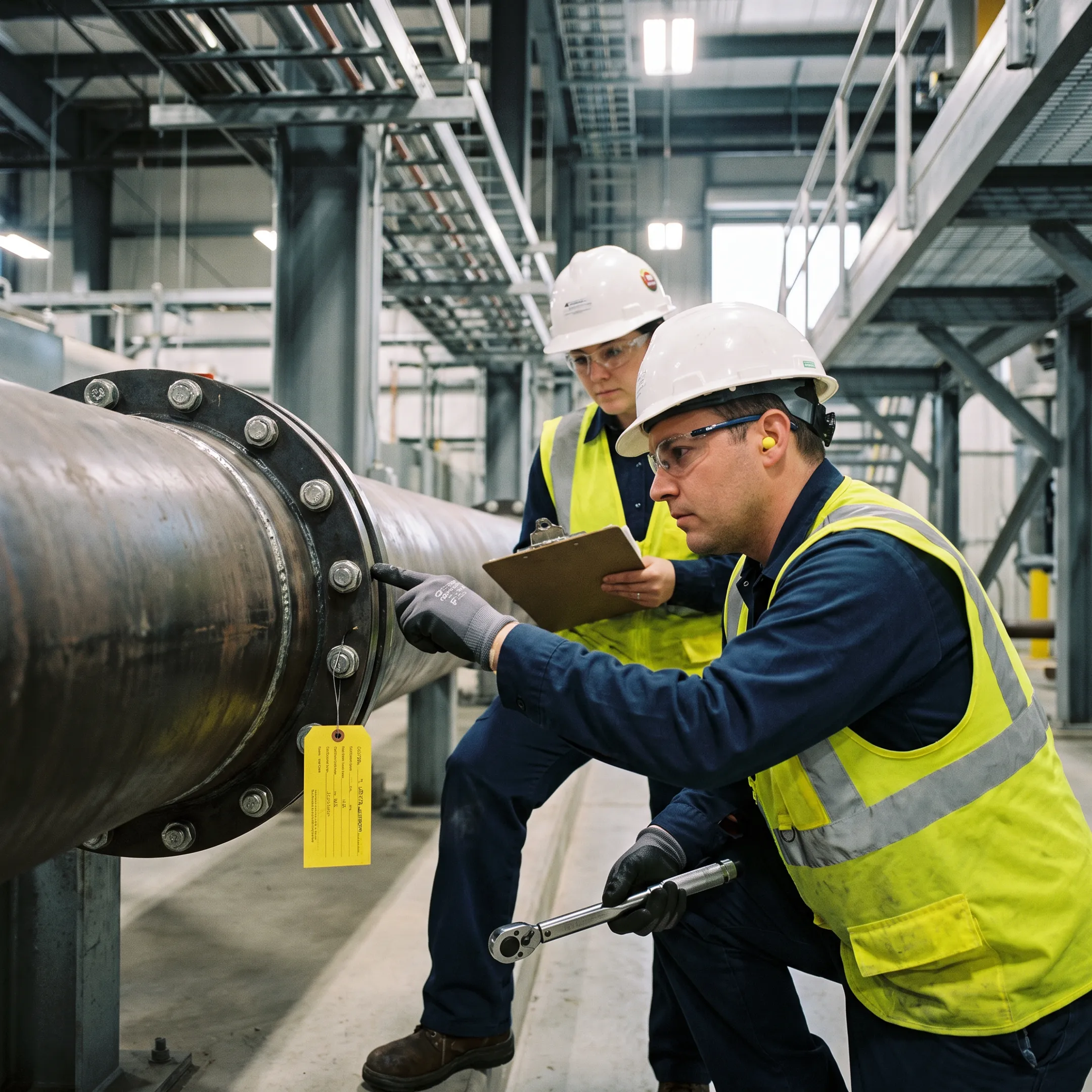 Power generation flange gasket application