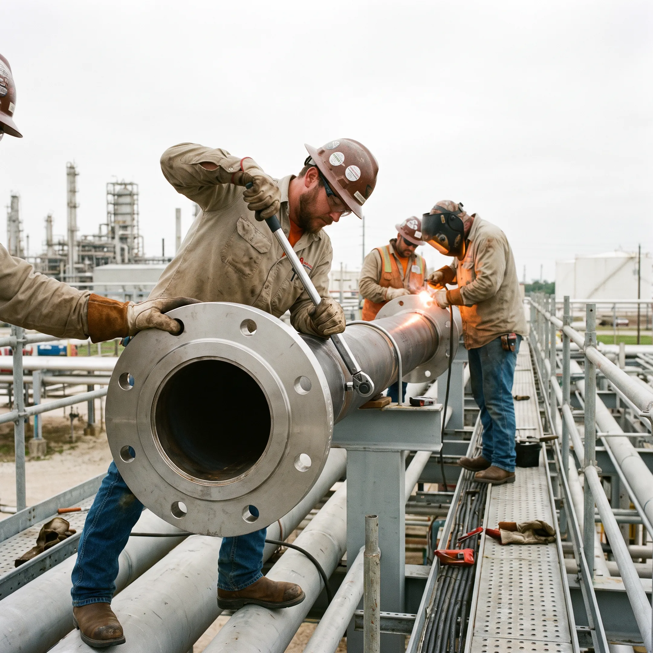 Industrial construction and welding