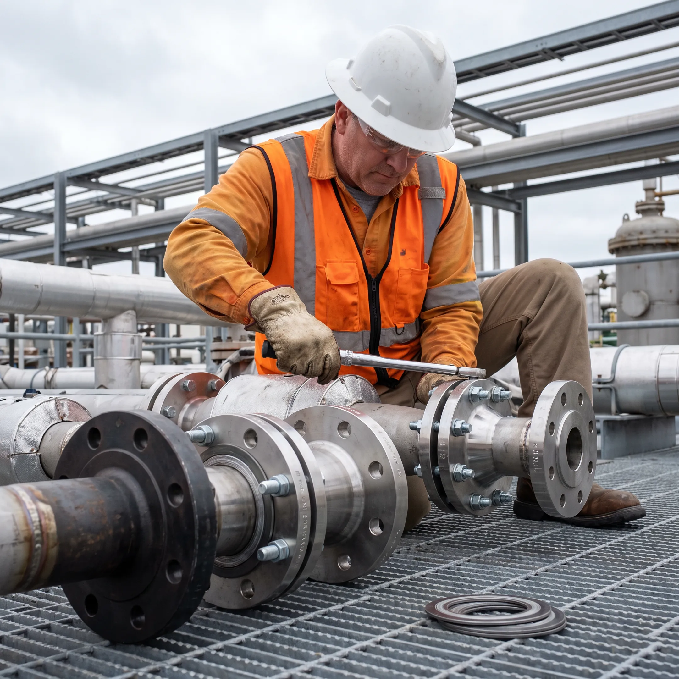 Lap joint flanges in petrochemical projects