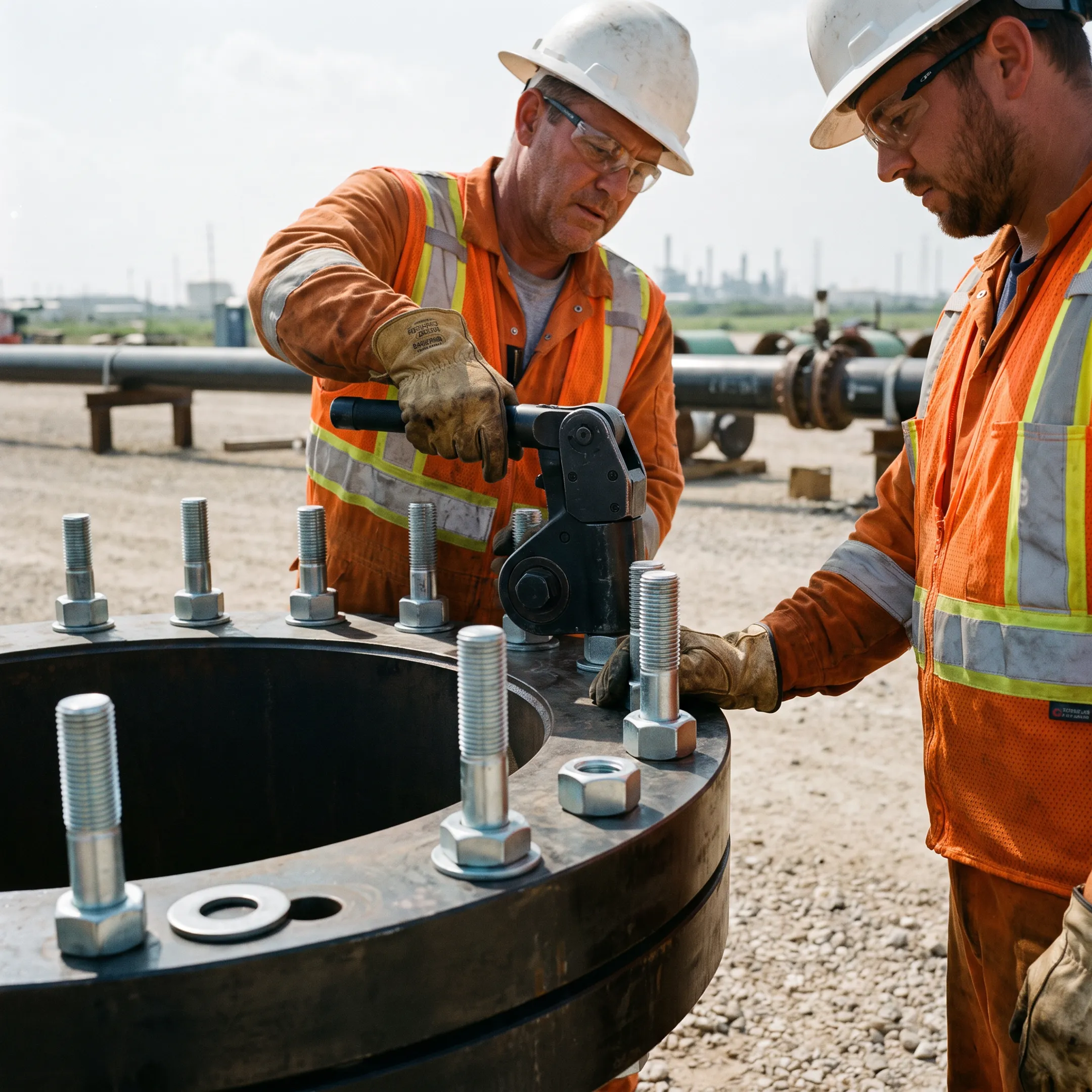Pipeline contractors using alloy steel bolts