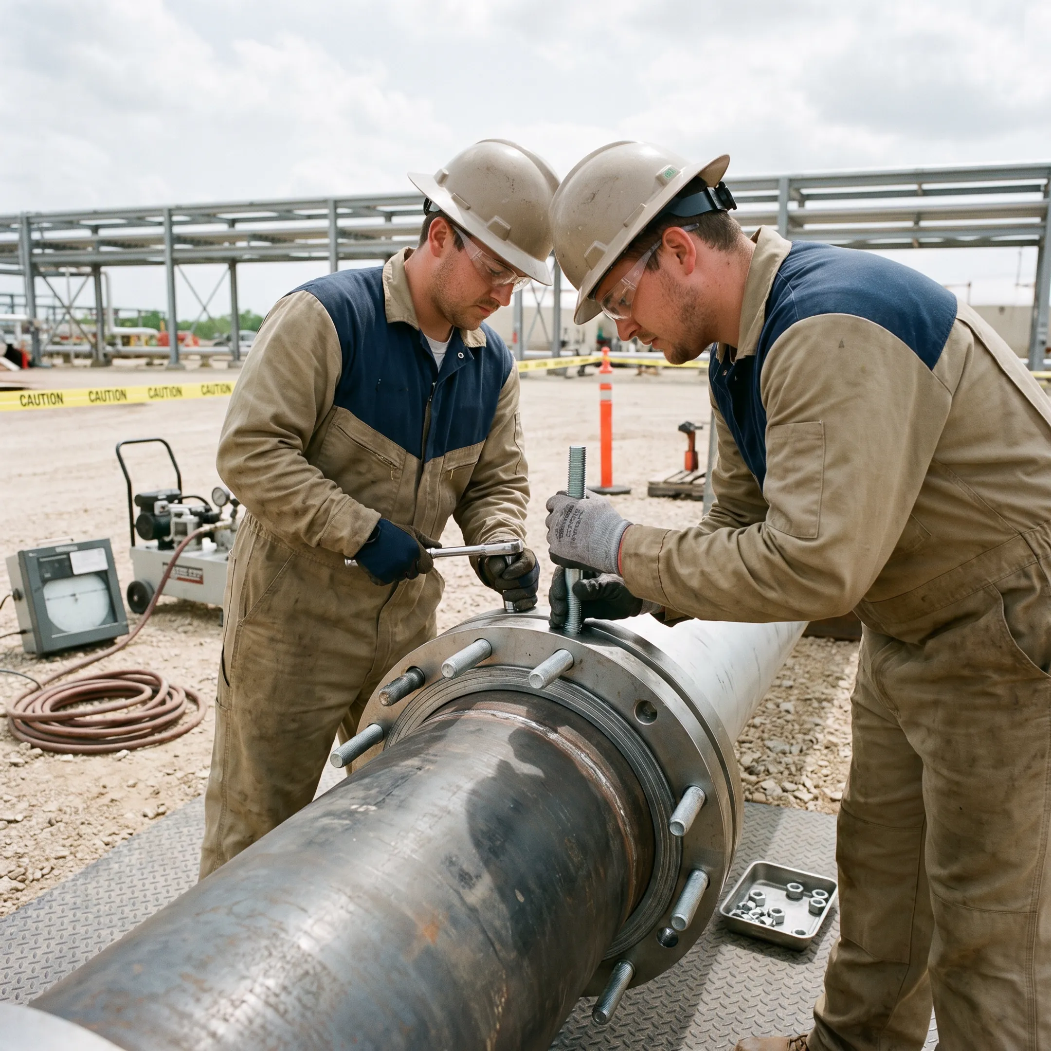 Hydrostatic testing fasteners