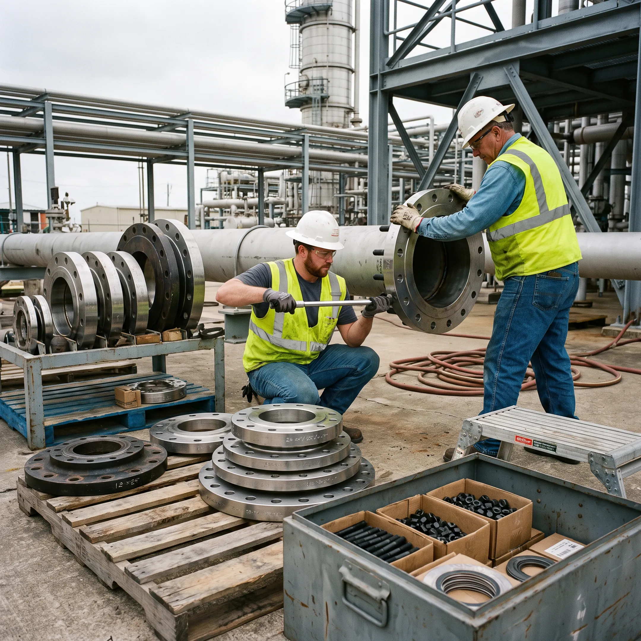 Petrochemical project flanges