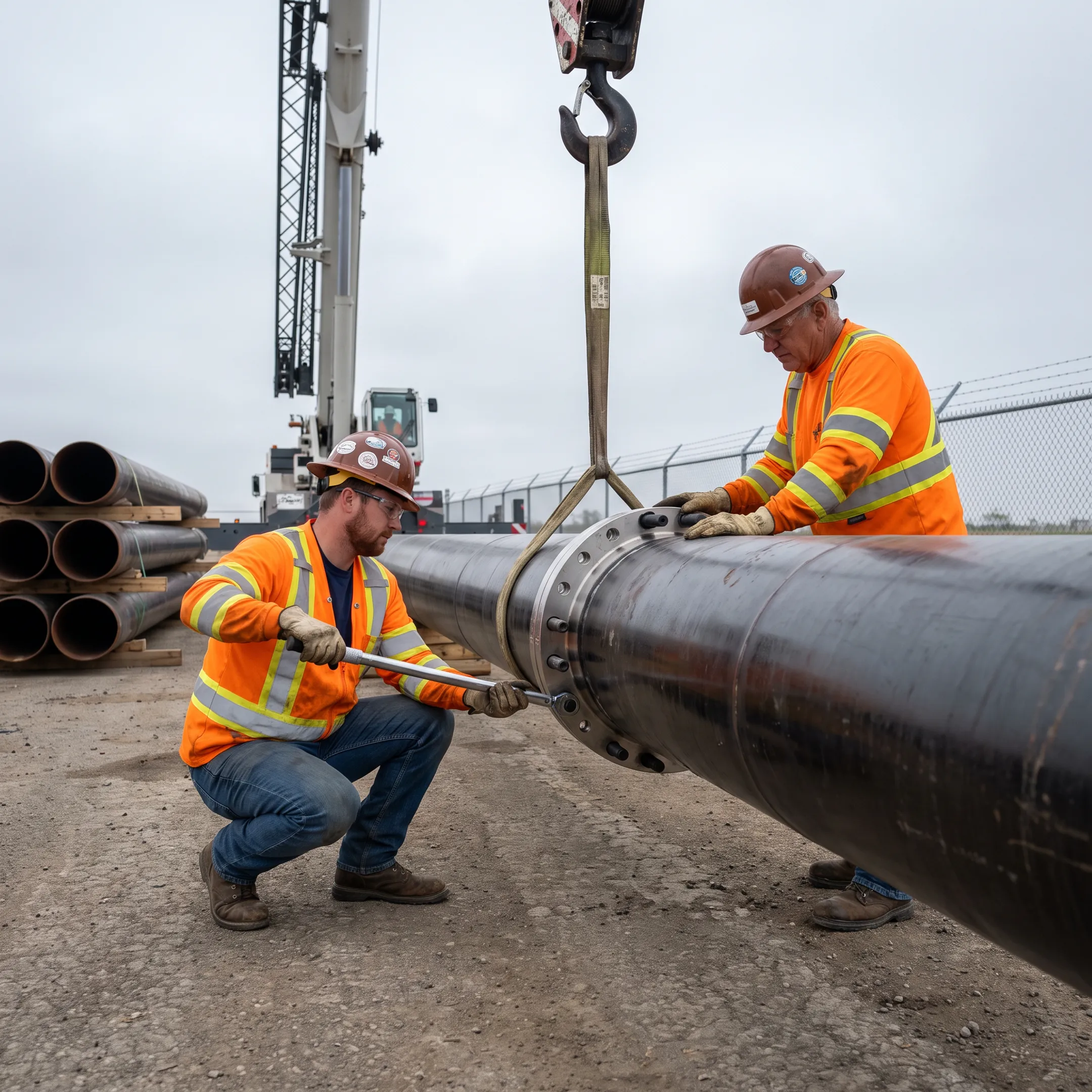 Pipeline applications using ASA/ANSI flanges