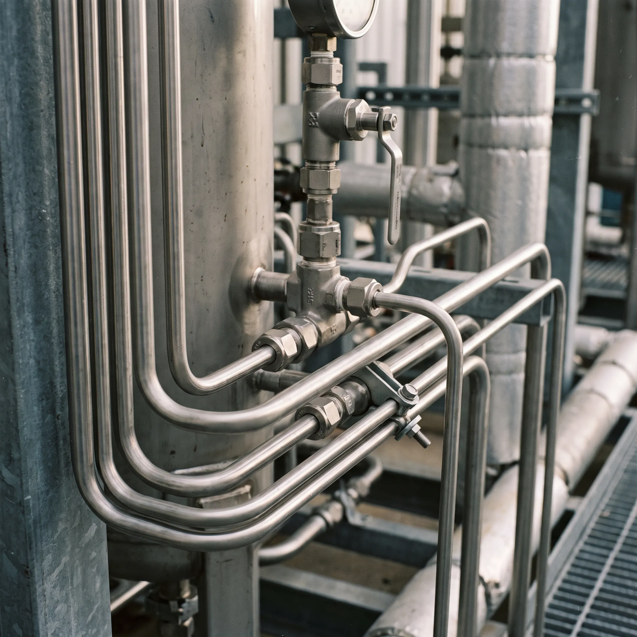 Instrumentation system piping