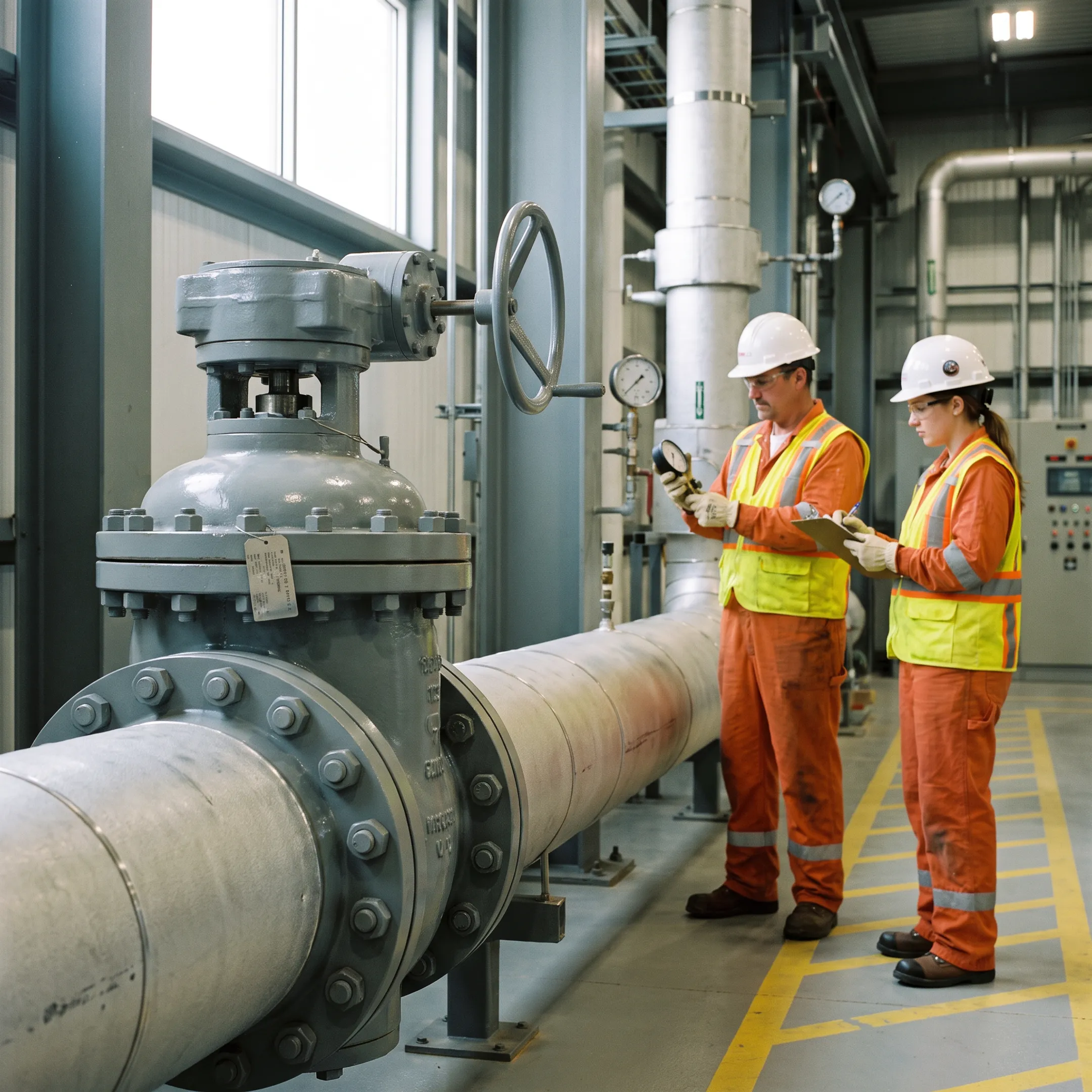 Power generation butterfly valve application