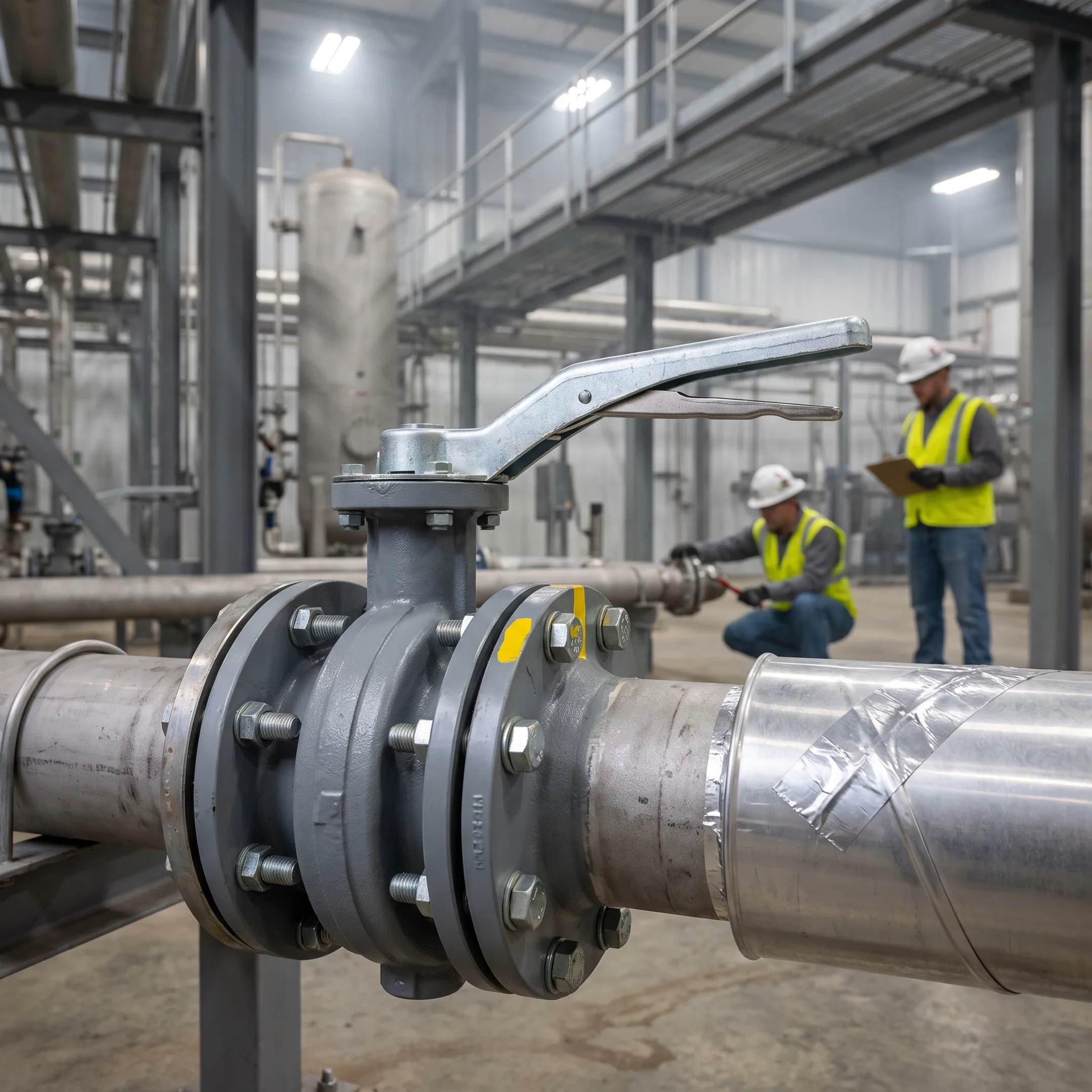 Manufacturing butterfly valve application