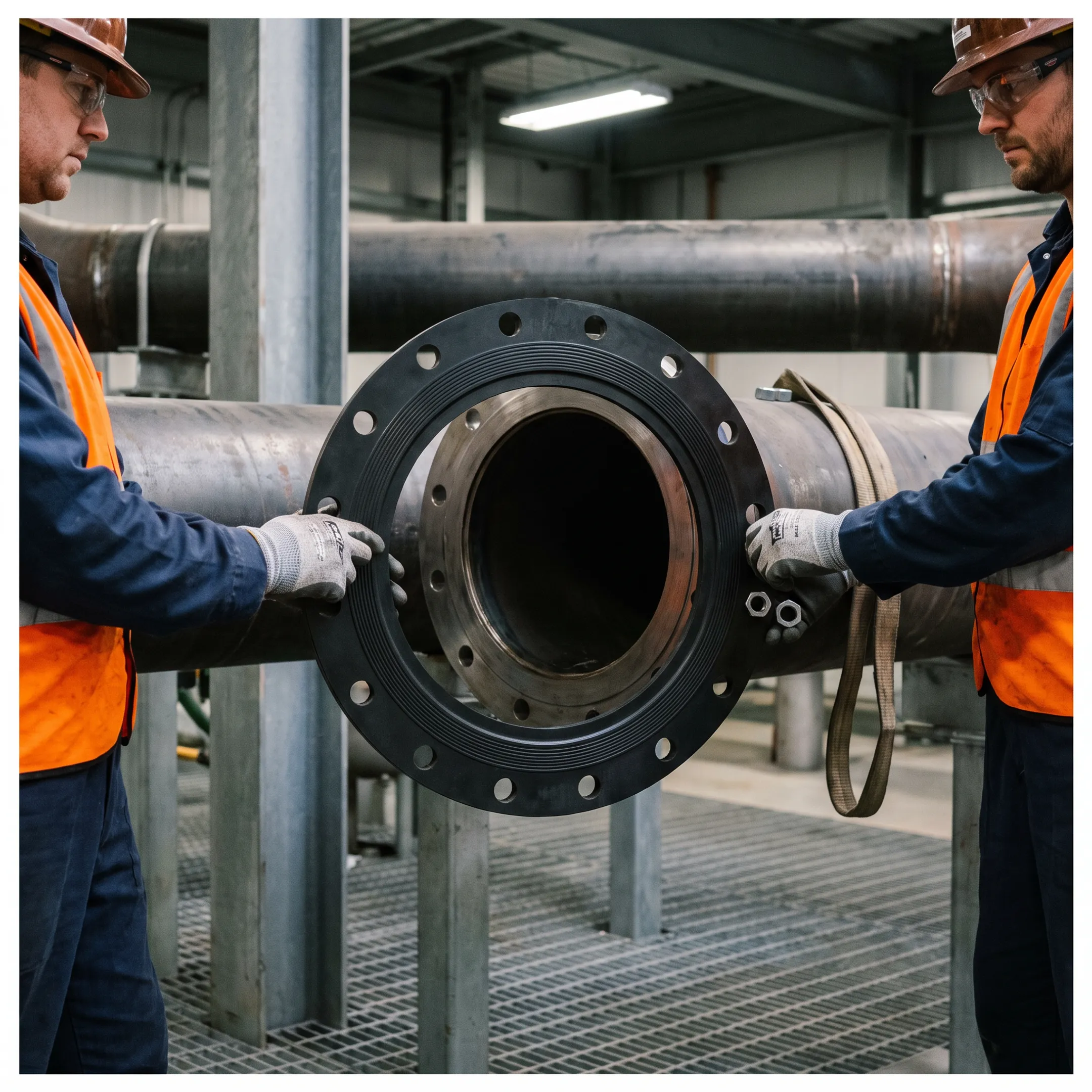 Power generation flange gasket application