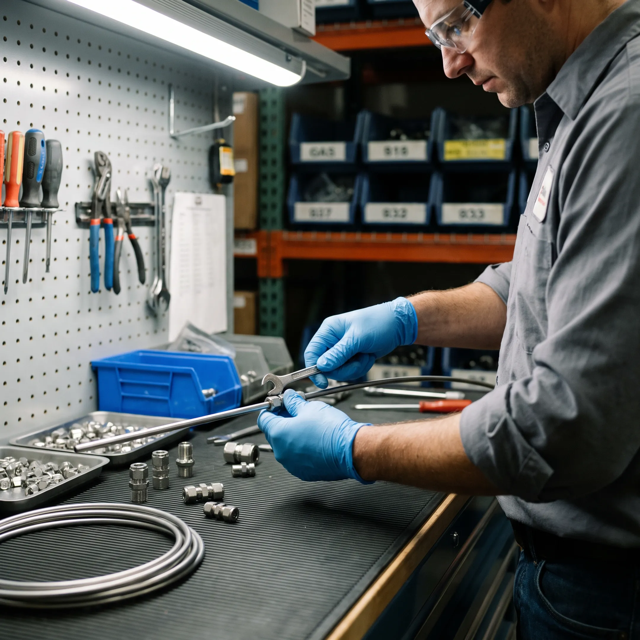 Instrumentation system with pipe fittings