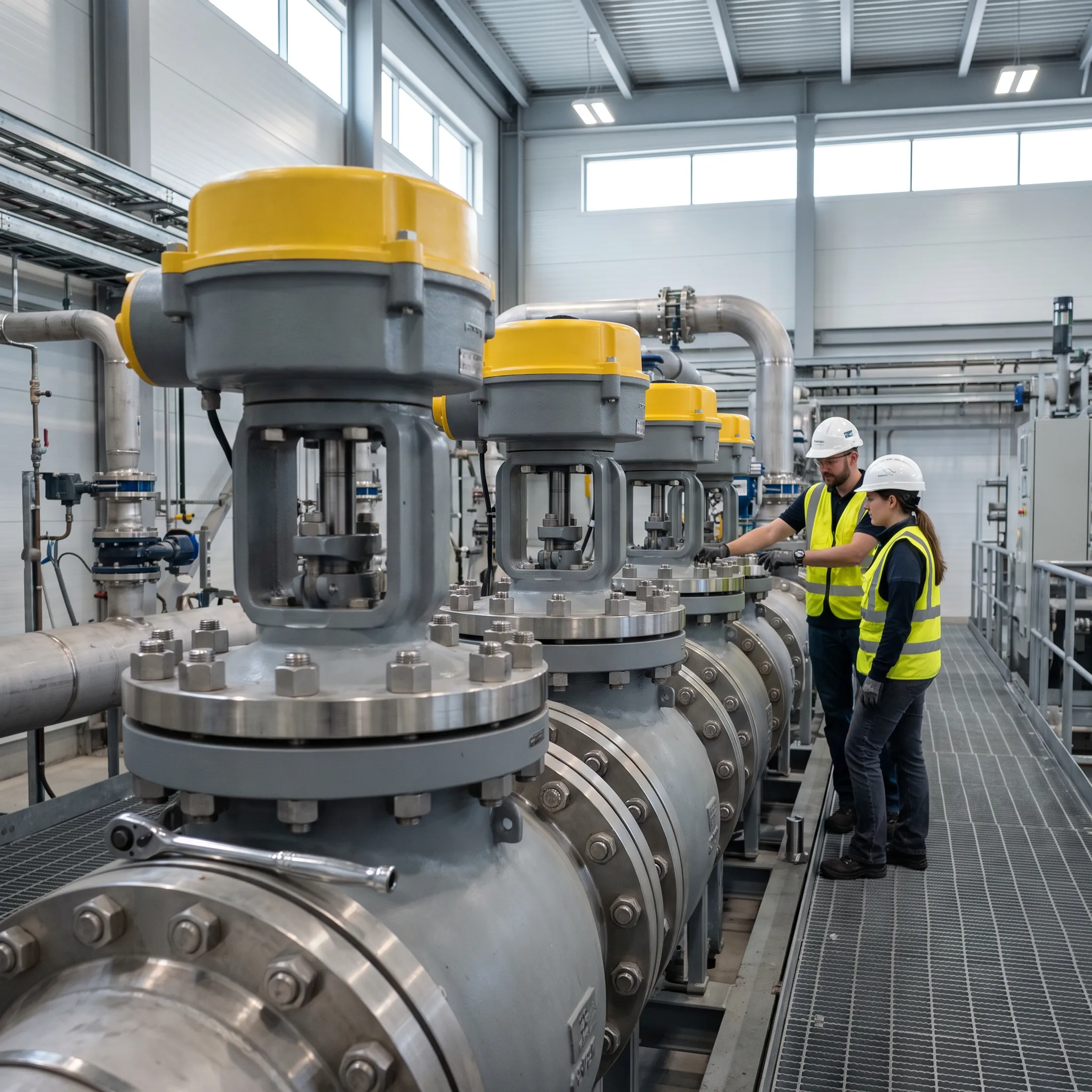 Power generation butterfly valve application