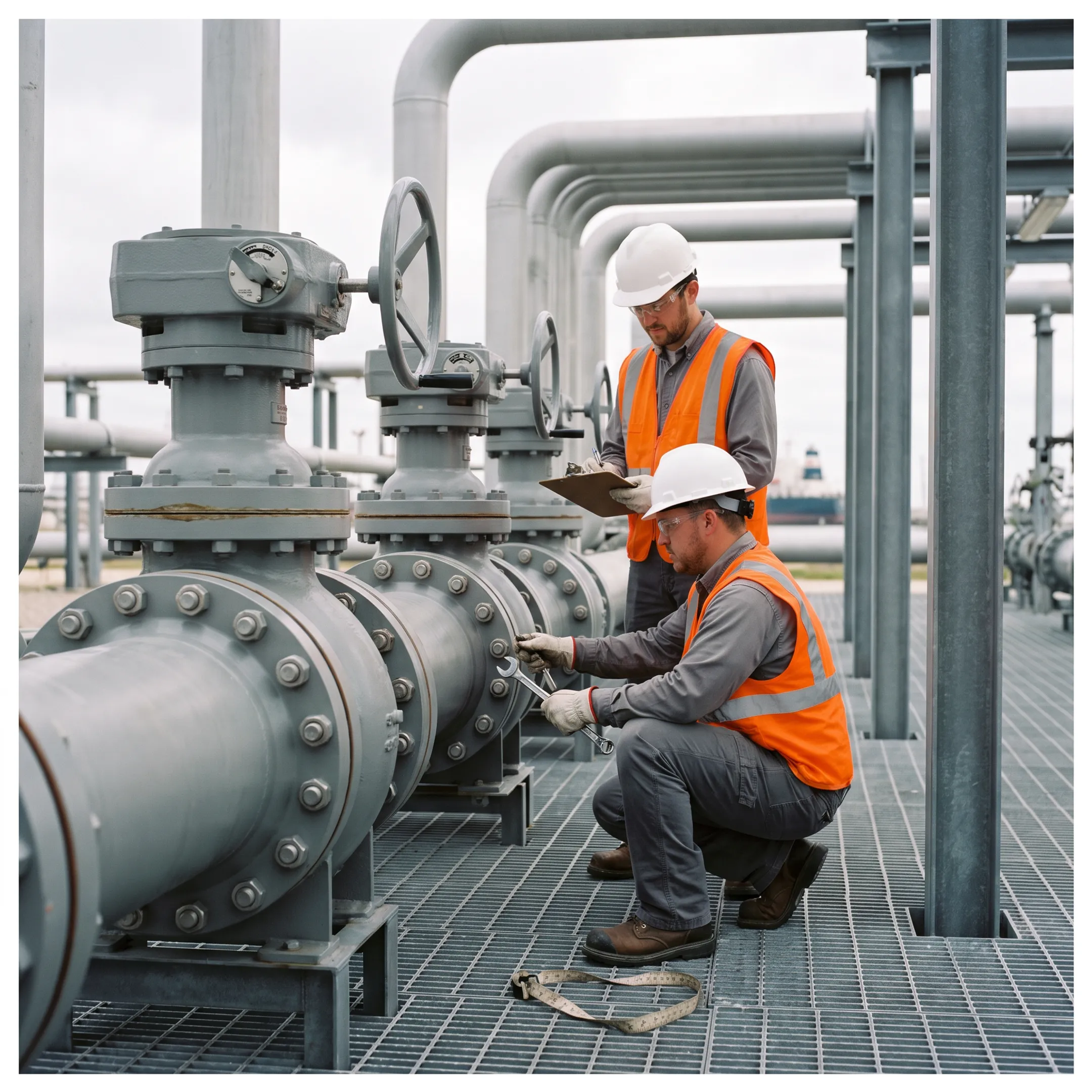 Oil and gas butterfly valve application