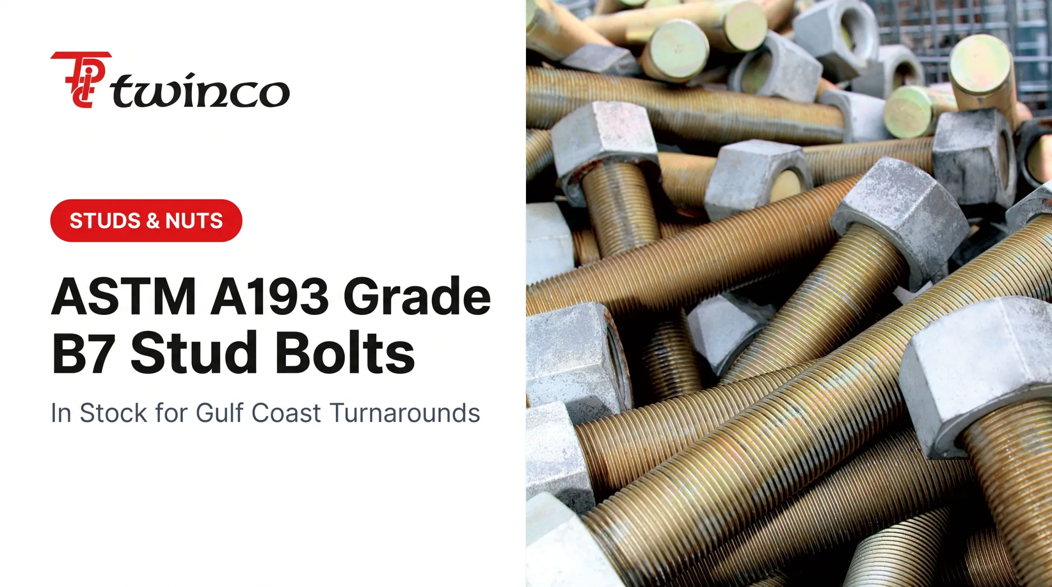 ASTM A193 Grade B7 Stud Bolts