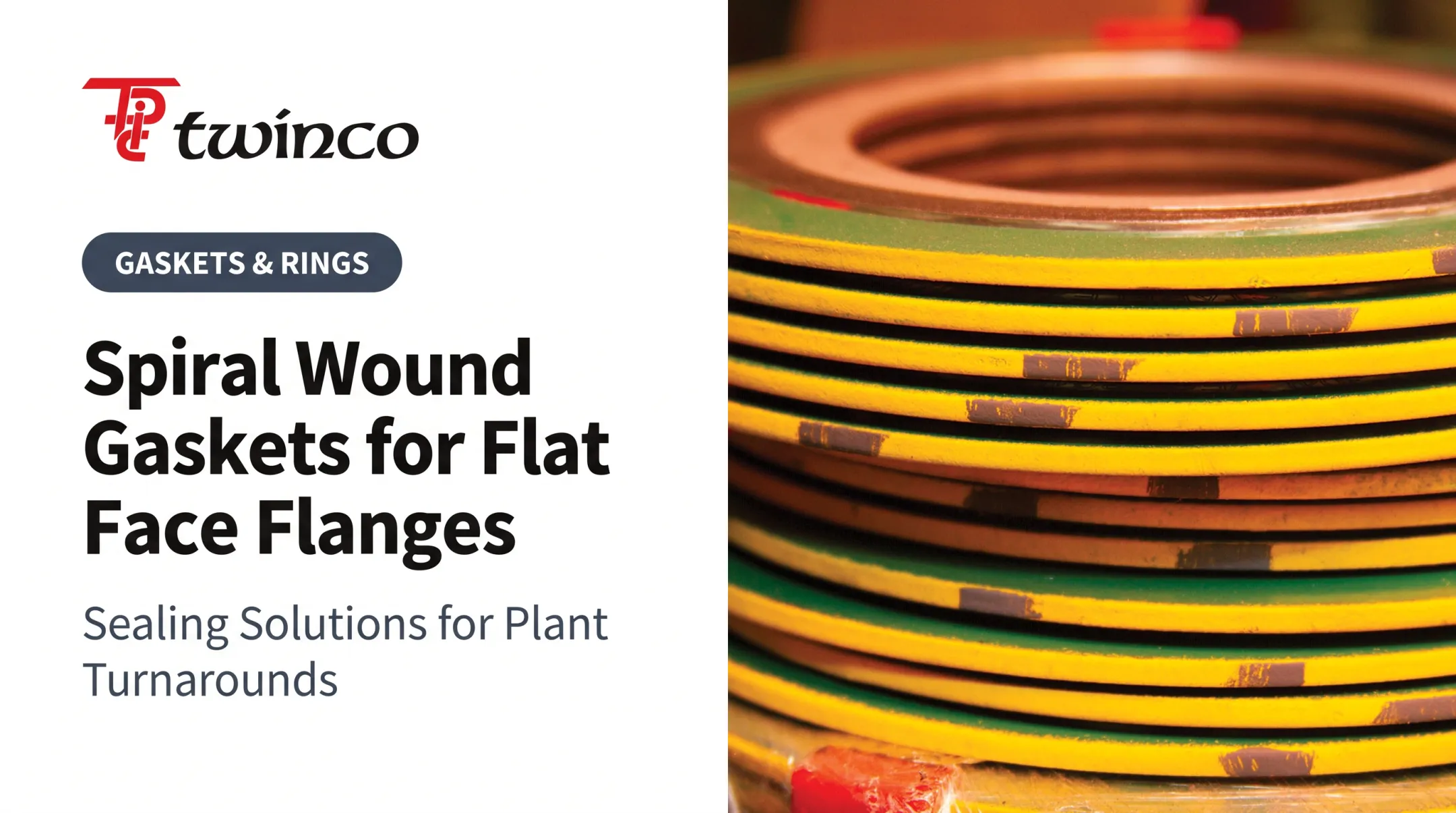 Spiral Wound Gaskets for Flat Face Flanges