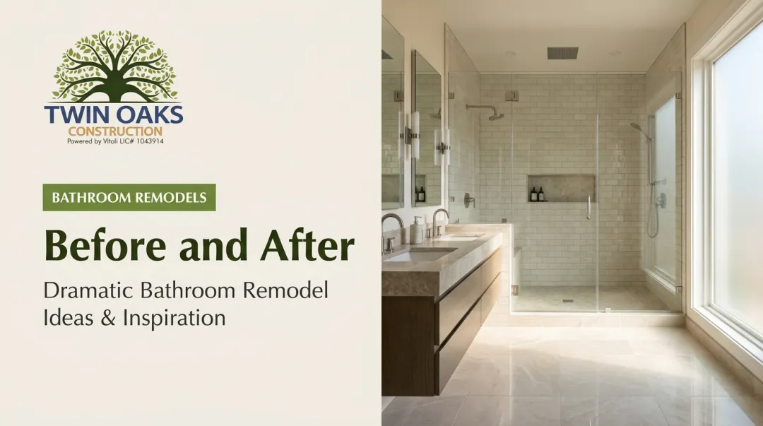 Before and After: Dramatic Bathroom Remodel Ideas & Inspiration