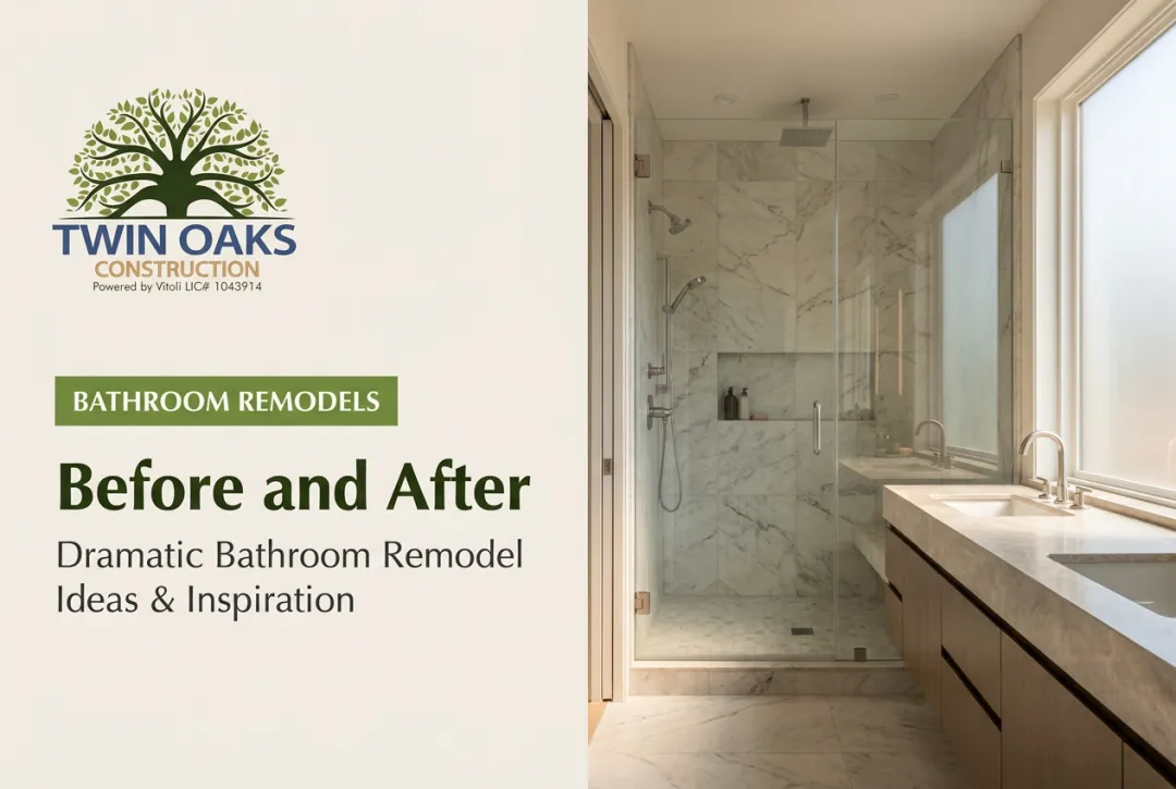 Before and After: Dramatic Bathroom Remodel Ideas & Inspiration