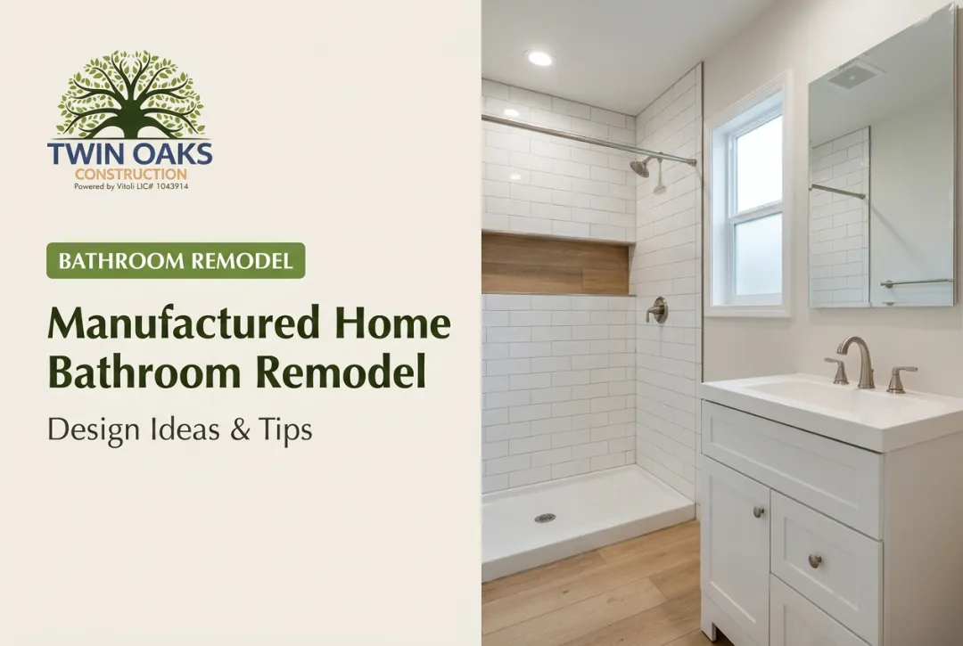 Manufactured Home Bathroom Remodel: Design Ideas & Tips