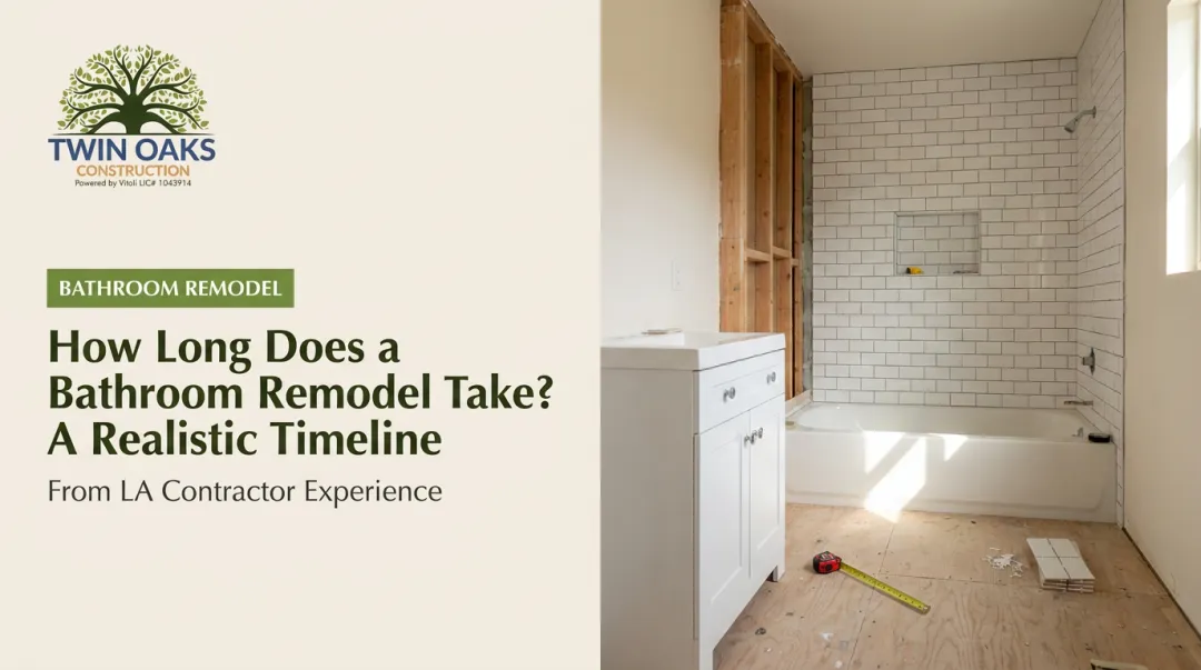 How Long Does a Bathroom Remodel Take? A Realistic Timeline