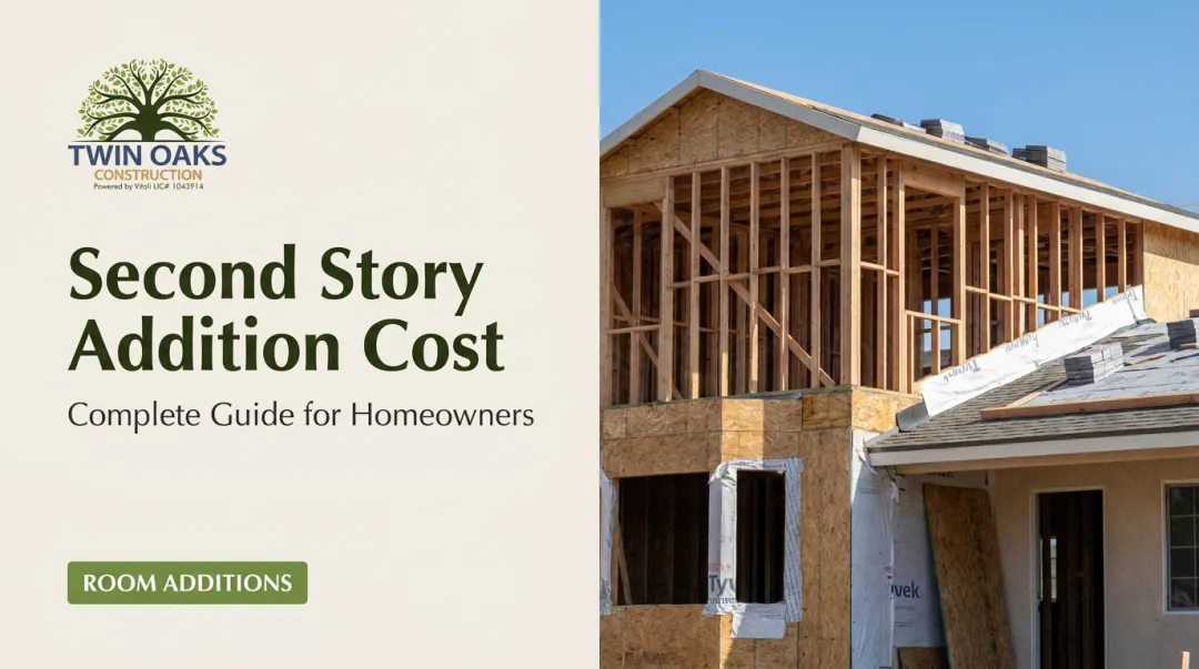 Second Story Addition Cost: Complete Guide for Homeowners