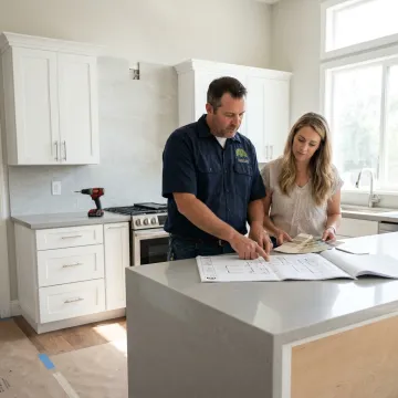 Kitchen remodel planning and installation