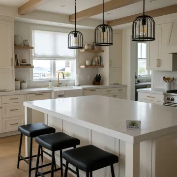 Modern remodeled kitchen in Laguna Niguel home