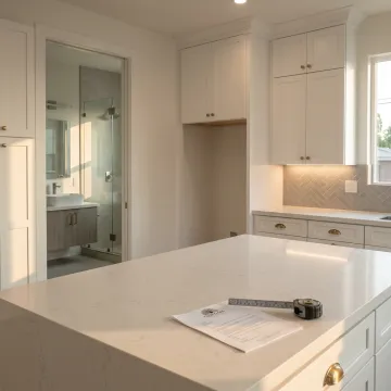 Modern Los Angeles kitchen and bathroom remodel
