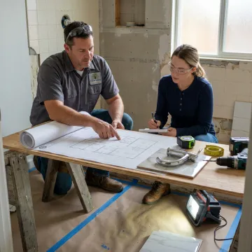 Bathroom remodeling plans and materials